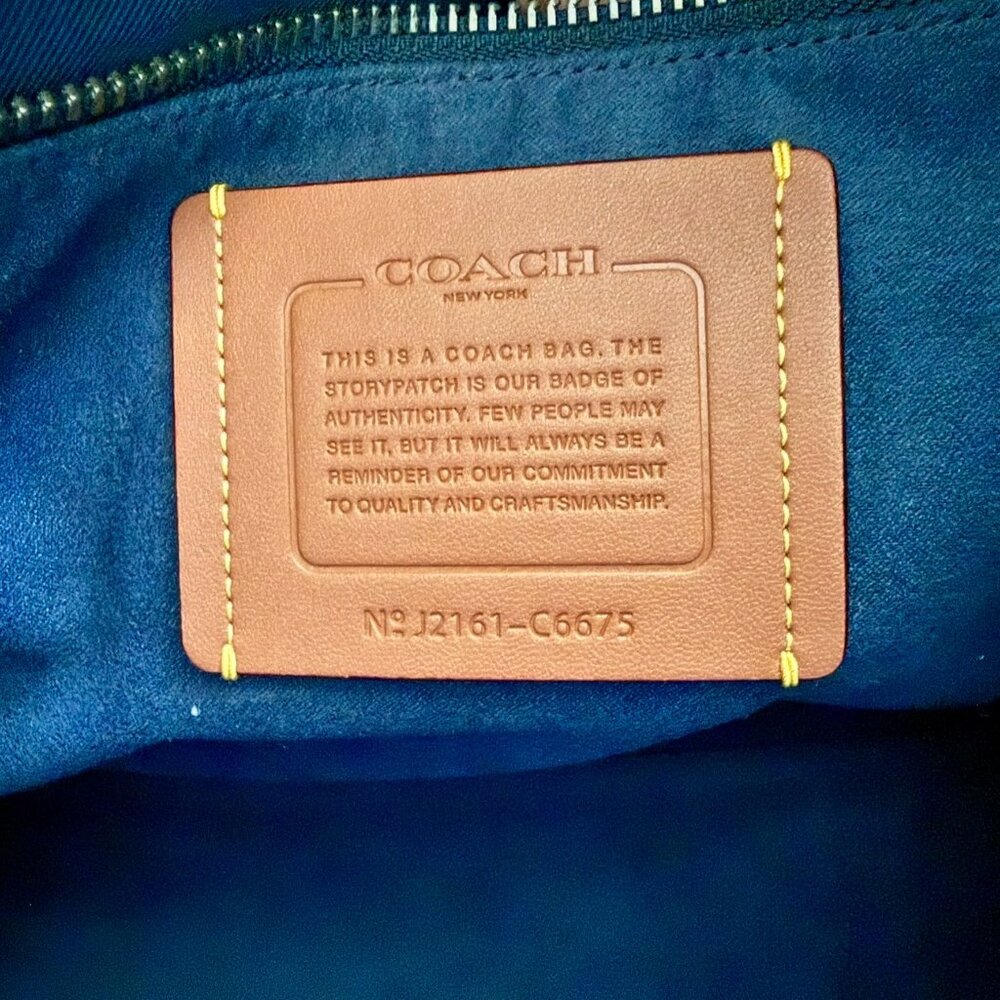 Coach Multicolor Quilted Leather Field Tote 40 Bag - Picture 12 of 12